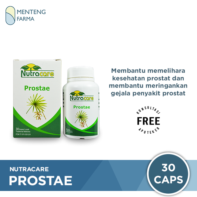 Nutracare Prostae - Suplemen Kesehatan Prostat dan Radang Prostat - Menteng Farma