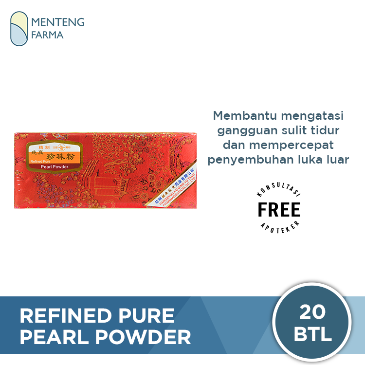 Refined Pure Pearl Powder (Zhen Zhu Fen) - Menteng Farma