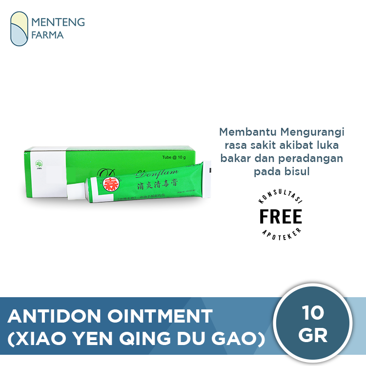 Antidon Ointment (Xiao Yen Qing Du Gao) - Menteng Farma