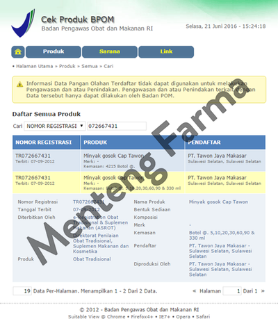 Minyak Gosok Cap Tawon - Menteng Farma