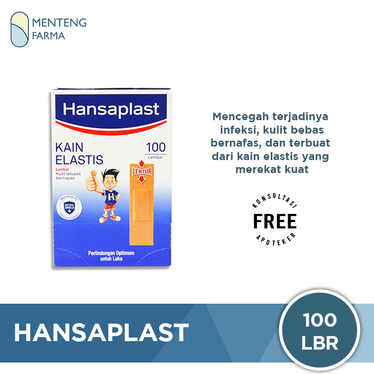 Hansaplast - Dus isi 100 lembar - Menteng Farma