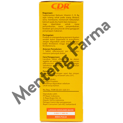 CDR (Calcium-D-Redoxon) - Asupan Nutrisi Kalsium Untuk Tulang - Menteng Farma