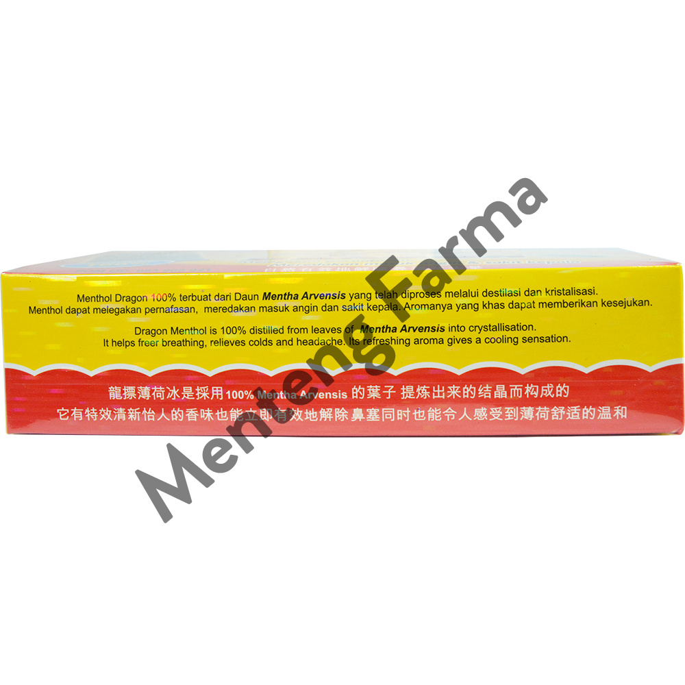 Dragon Menthol Cone 20 gram - Obat Hirup / Oles Hidung Tersumbat - Menteng Farma