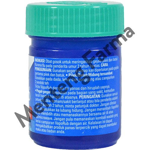 Vicks VapoRub 25 gr - Obat Oles Pereda Batuk dan Pilek - Menteng Farma