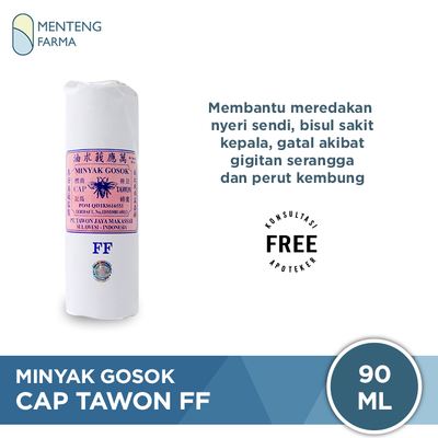 Minyak Gosok Cap Tawon FF - 90 mL - Menteng Farma