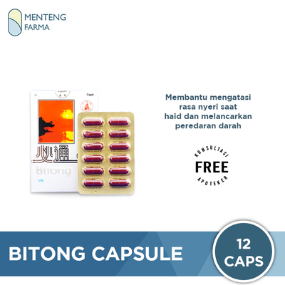Bitong Capsule - Obat Menstruasi - Menteng Farma