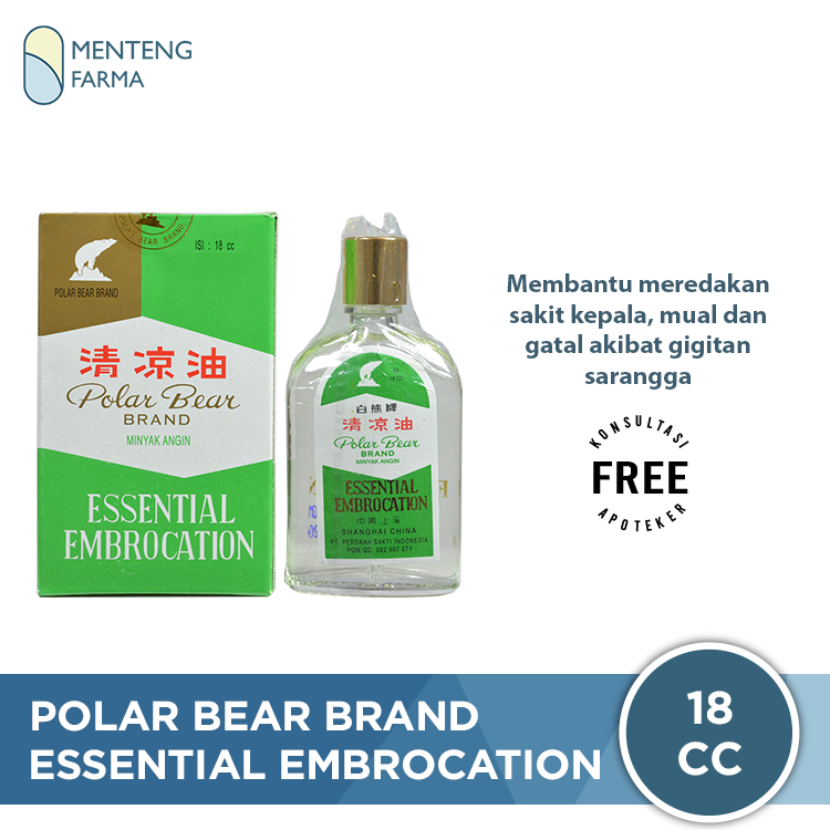 Polar Bear Brand Essential Embrocation (Minyak Angin) 18cc – Apotek