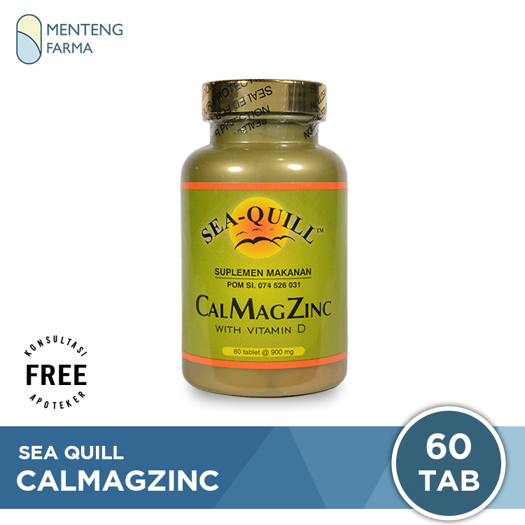 Sea-Quill CalMagZinc with Vitamin D - Menteng Farma