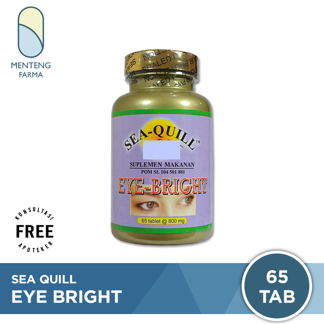 Sea Quill Eye Bright - 65 Tablet - Menteng Farma