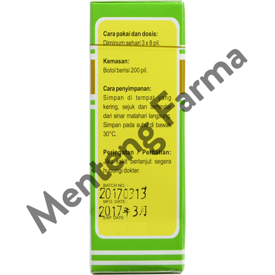 Gui Fu Di Huang Wan - Obat Herbal Ginjal & Melancarkan Buang Air Kecil - Menteng Farma