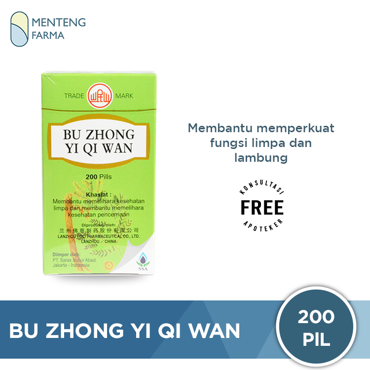 Bu Zhong Yi Qi Wan - Obat Kesehatan Limpa dan Gangguan Pencernaan - Menteng Farma