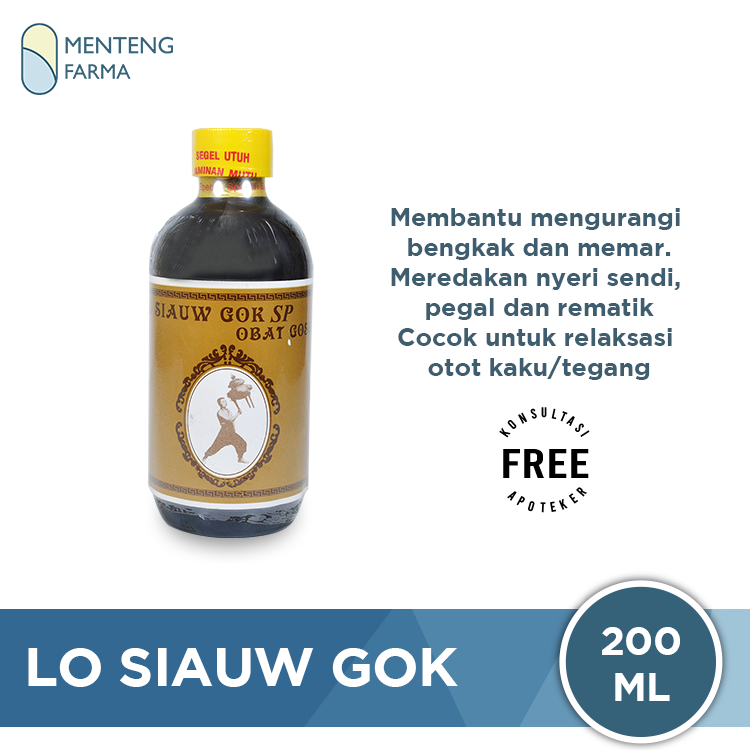 Obat Gosok Lo Siauw Gok (Lo Ban Teng) - Menteng Farma