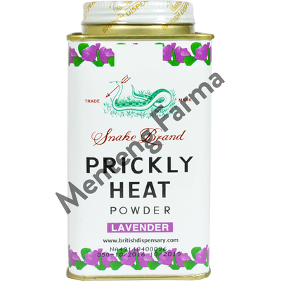 Prickly Heat Powder Lavender - Bedak Antiseptik Gatal & Biang Keringat - Menteng Farma