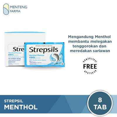 Strepsils (Menthol Flavor) Sachet - Menteng Farma