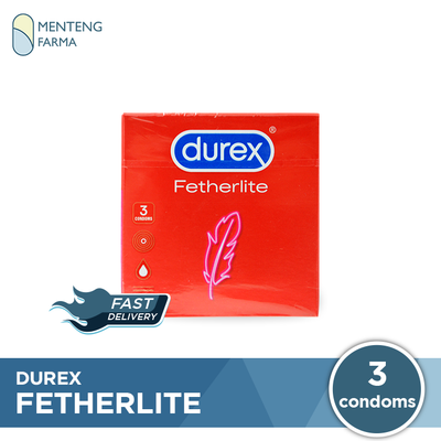 Kondom Durex Fetherlite - Isi 3 - Menteng Farma