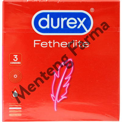 Kondom Durex Fetherlite - Isi 3 - Menteng Farma