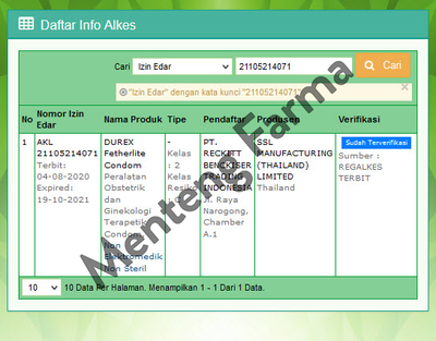 Kondom Durex Fetherlite - Isi 3 - Menteng Farma