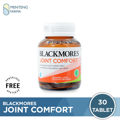 Blackmores Joint Comfort 30 Kapsul - Suplemen Kesehatan Persendian - Menteng Farma