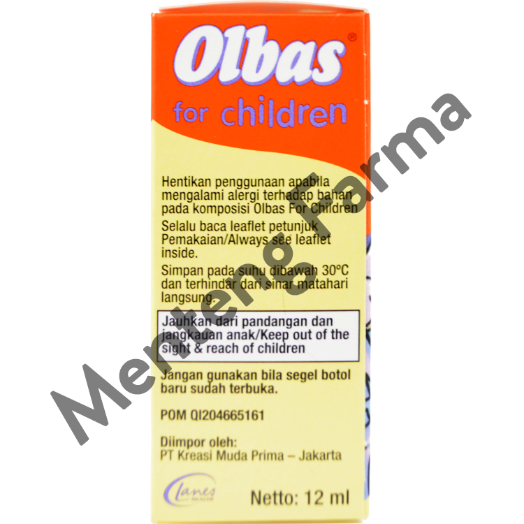 Olbas For Children 12 mL - Inhalant Aromaterapi Untuk Hidung Tersumbat - Menteng Farma