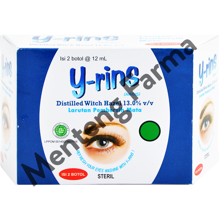 Y-rins (AIRINS) Isi 2 Botol @ 12 mL - Obat Pembersih Mata - Menteng Farma