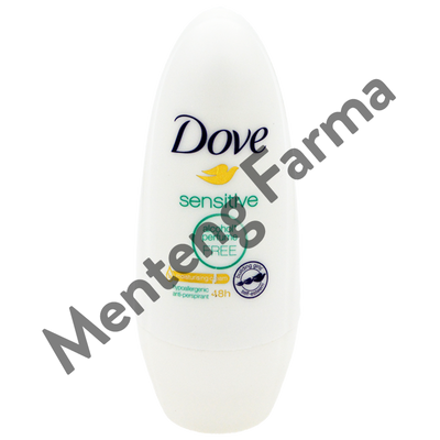 Dove Deodorant Roll On Sensitive 40 ML - Free Alcohol Perfume Hypoallergenic - Menteng Farma