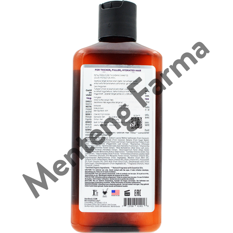 Petal Fresh Pure Thickening Shampoo Color Protection 355 mL - Merawat Rambut Bewarna - Menteng Farma