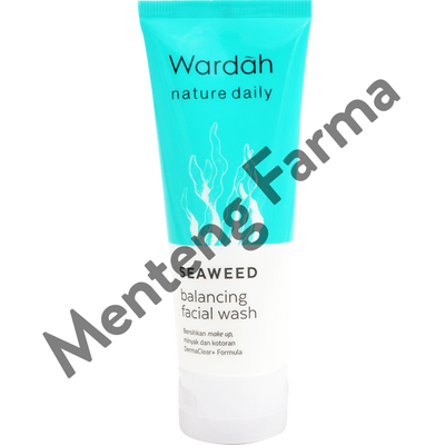 Wardah Nature Daily Seaweed Balancing Facial Wash 60 ML - Menteng Farma