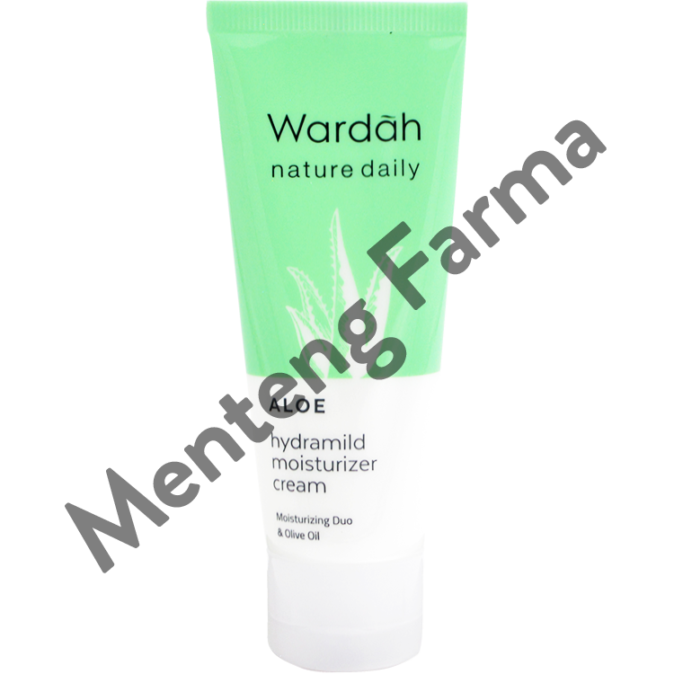 Wardah Nature Daily Aloe Hydramild Moisturizer Cream 40 ML - Menteng Farma