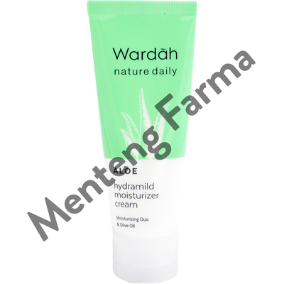 Wardah Nature Daily Aloe Hydramild Moisturizer Cream 40 ML - Menteng Farma