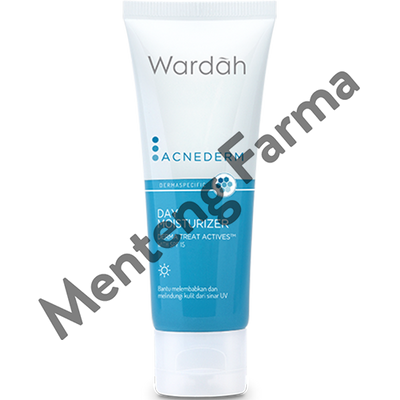 Wardah Acnederm Day Moisturizer 40 mL - Pelembab Wajah SPF 15 Untuk Kulit Berjerawat - Menteng Farma