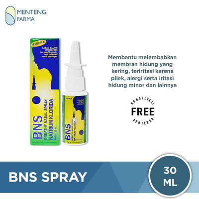 BNS Breathy Nasal Spray 30 mL - Obat Semprot Hidung - Menteng Farma