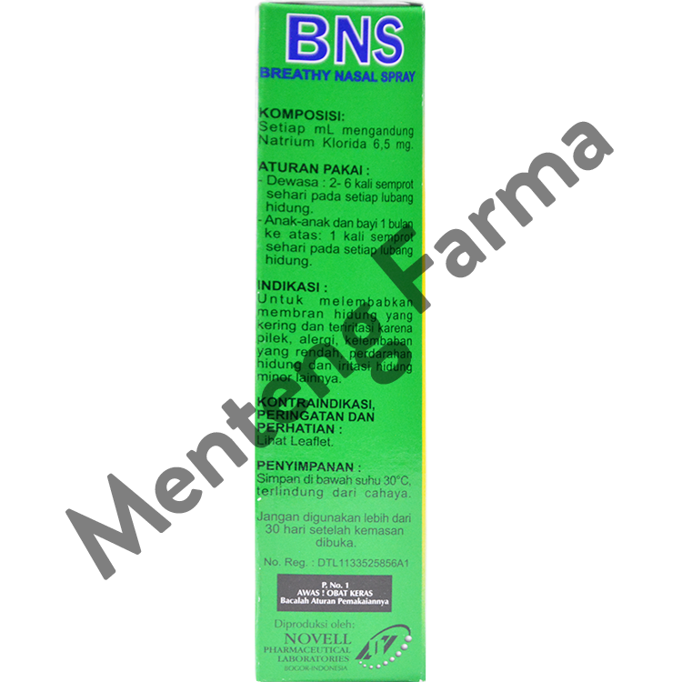 BNS Breathy Nasal Spray 30 mL - Obat Semprot Hidung - Menteng Farma