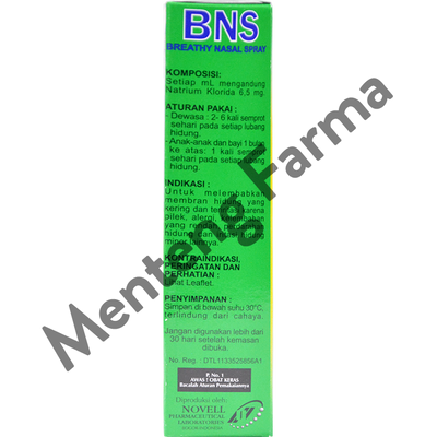 BNS Breathy Nasal Spray 30 mL - Obat Semprot Hidung - Menteng Farma