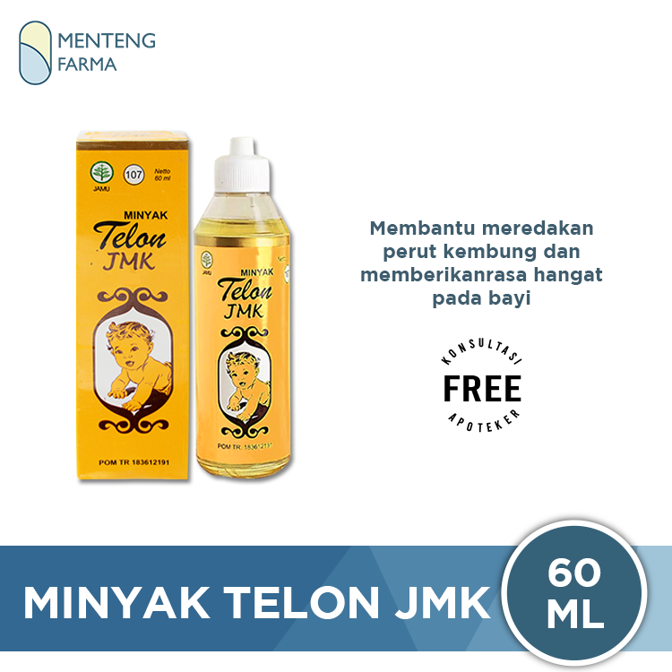 Minyak Telon JMK 60 mL - Telon Original Nyonya Meneer - Menteng Farma