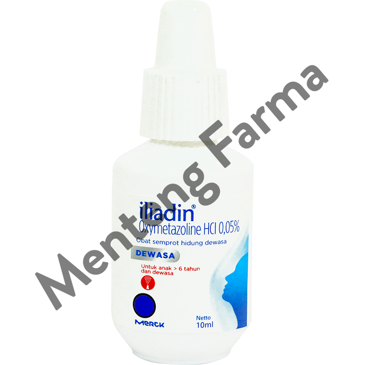 Iliadin Nasal Spray 10 mL - Obat Semprot Hidung Tersumbat - Menteng Farma