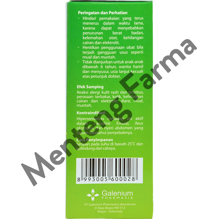 Laxadine Emulsi 60 mL - Obat Pencahar, Sembelit, Konstipasi, Sulit BAB - Menteng Farma