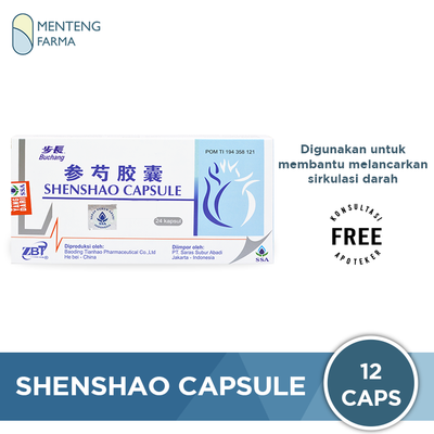 Buchang Shenshao Capsule - Obat Sirkulasi Darah - Menteng Farma