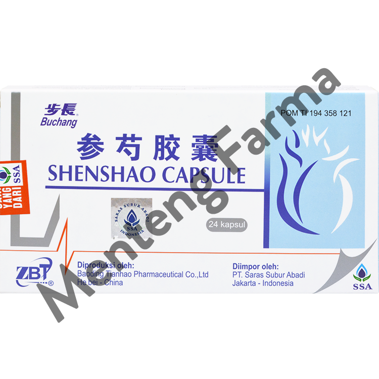 Buchang Shenshao Capsule - Obat Sirkulasi Darah - Menteng Farma