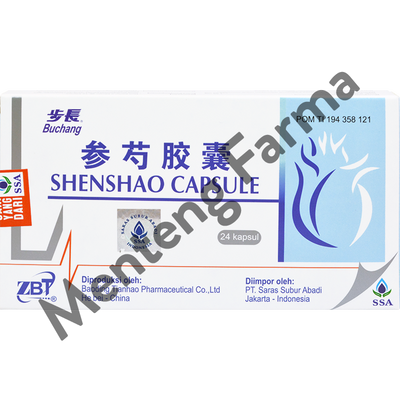 Buchang Shenshao Capsule - Obat Sirkulasi Darah - Menteng Farma