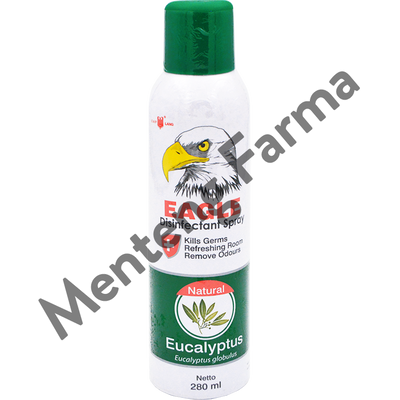 Eagle Eucalyptus Disinfectant Spray 280 mL - Semprotan Antikuman - Menteng Farma