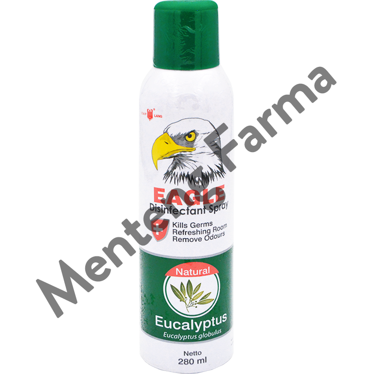 Eagle Eucalyptus Disinfectant Spray 280 mL - Semprotan Antikuman - Menteng Farma