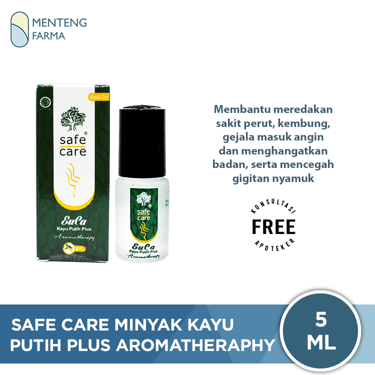 Safe Care EUCA Minyak Kayu Putih Plus Aromatherapy 5 mL - Menteng Farma