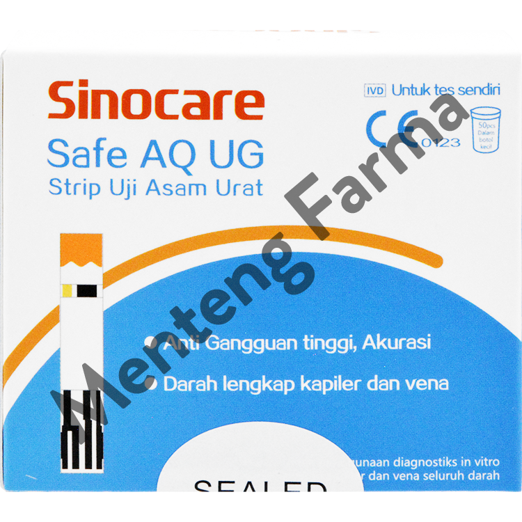 Sinocare Safe AQ UG Alat Cek Gula Darah dan Asam Urat - Menteng Farma