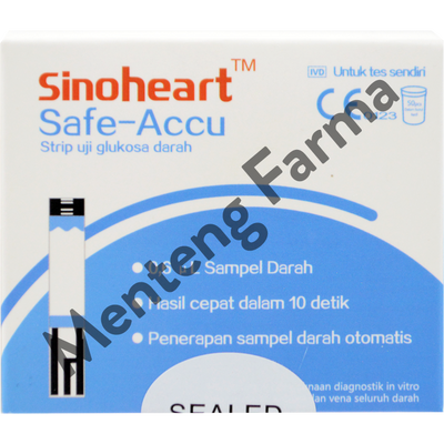 Sinocare Safe AQ UG Alat Cek Gula Darah dan Asam Urat - Menteng Farma