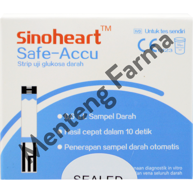 Sinocare Safe AQ UG Alat Cek Gula Darah dan Asam Urat - Menteng Farma