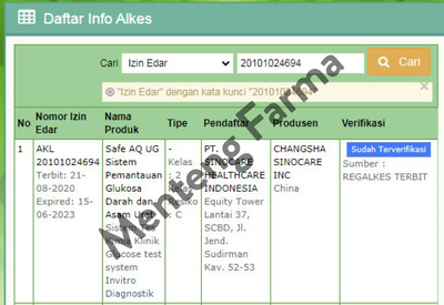 Sinocare Safe AQ UG Alat Cek Gula Darah dan Asam Urat - Menteng Farma