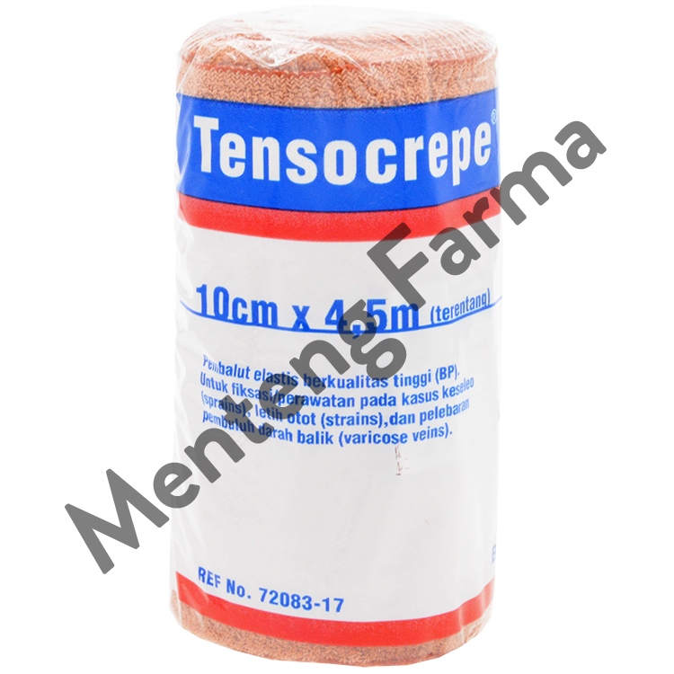 Tensocrepe Perban Elastis 10 CM x 4.5 M - Elastic Bandage Perban Kain Cedera Keseleo - Menteng Farma