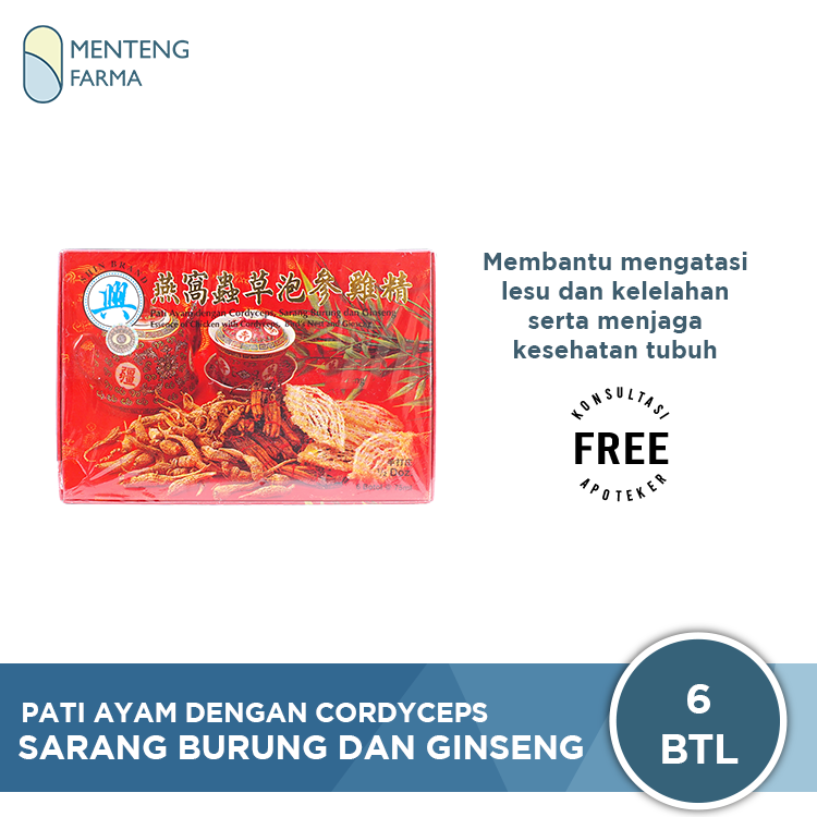 Pati Ayam dengan Cordyceps, Sarang burung dan Ginseng - Menteng Farma