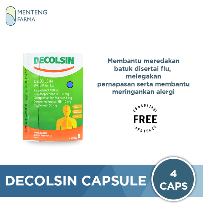 Decolsin Capsules - Menteng Farma