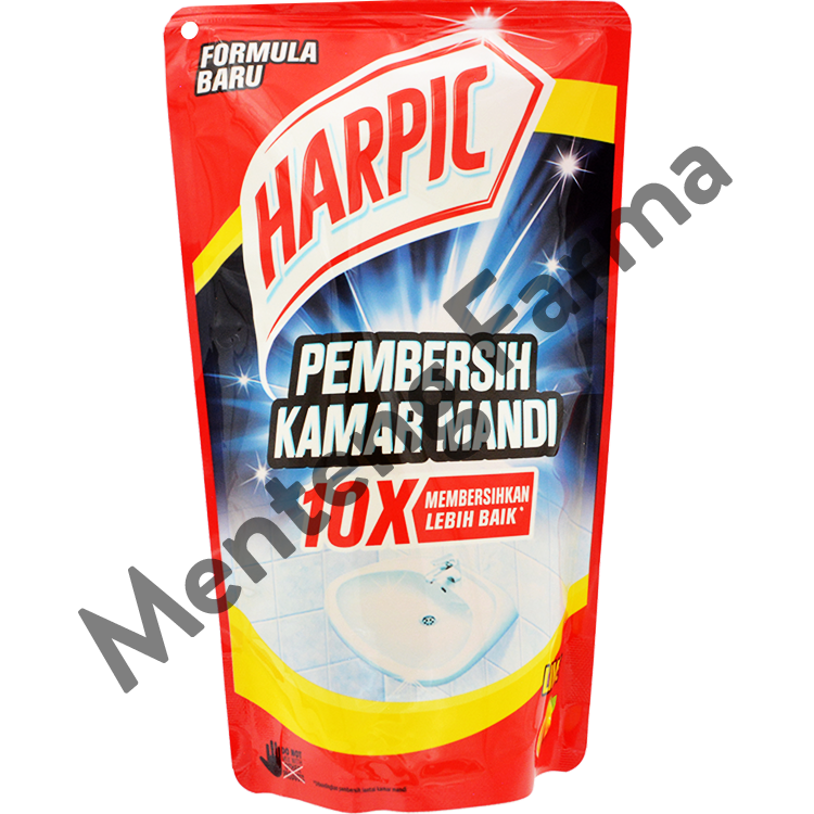 Harpic Lime Pouch 400 ML - Pembersih Kamar Mandi Efektif Membunuh Kuman - Menteng Farma